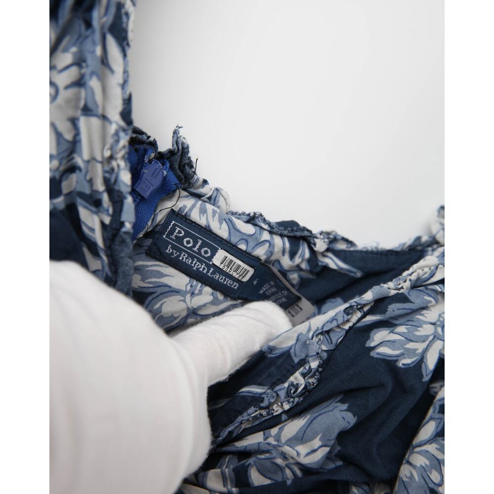 Polo Ralph Lauren Floral Cotton Halter-Tie Dress - Size 4 - Picture 6 of 8